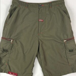 Sideout Sport Board Olive Green Skater Beach Sport Surf Shorts Size‎ 34